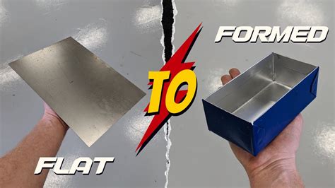 how to build a sheet metal box|sheet metal box layout.